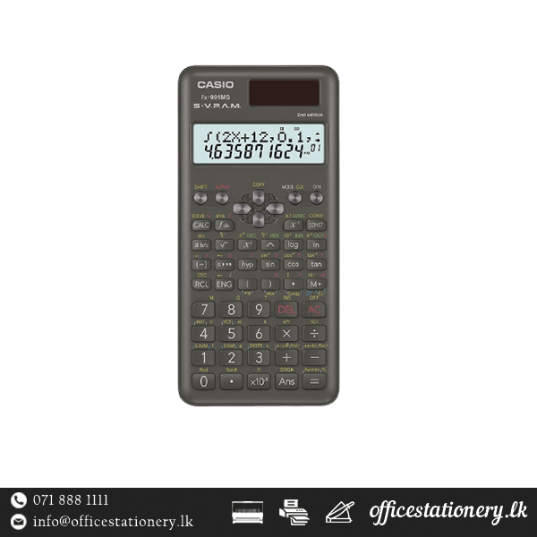 Score Big Savings: Where to Find Best Casio Scientific Calculator Prices in Sri Lanka! 4 Casio Fx991ms Scientific Calculator