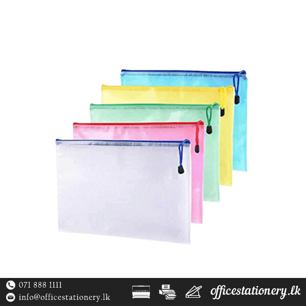 A4 Zipper File Bag