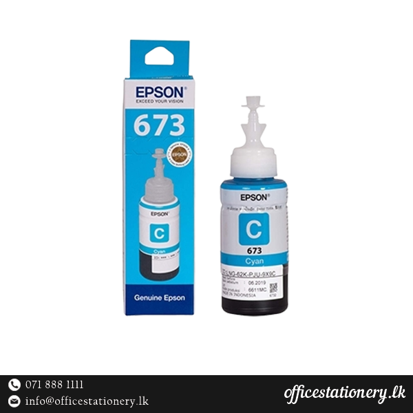 Epson 673 Cyan Ink Bottle