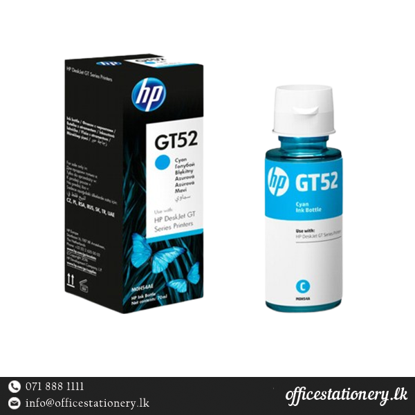 Hp GT52 Cyan Ink