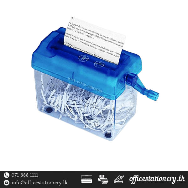 Hand Paper Shredder Machine