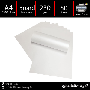 A4 Pearlescent Paper Inkjet - 50 Sheet