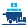 office stationery - bulk purchase glyph two color icon vector