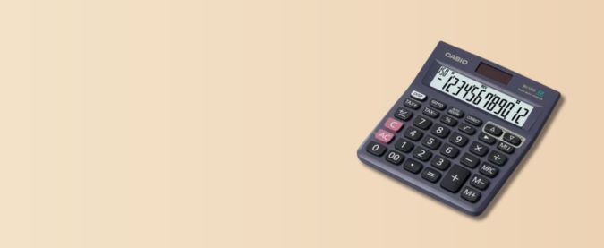Casio MJ 120D Calculator 12digit